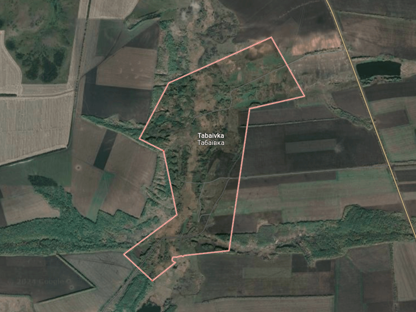Табаевка на карте Google Maps