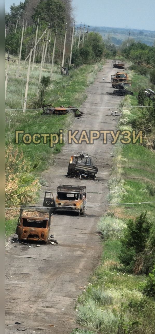 «Дорога смерти» в Харьковской области