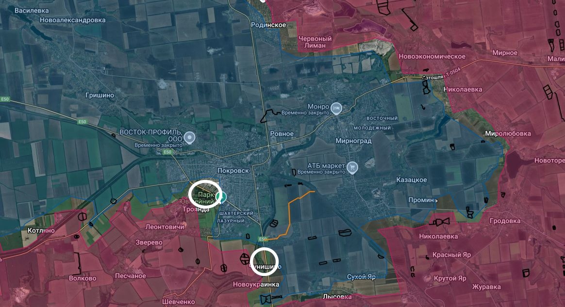 Ситуация в районе Покровска (до 2016 года — Красноармейск) по версии Анатолия Радова