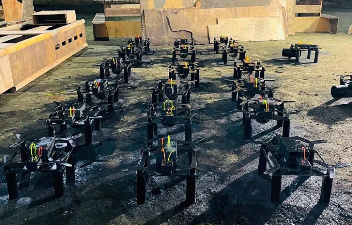 Украинские макеты-ложные цели в виде «дронов-ждунов»