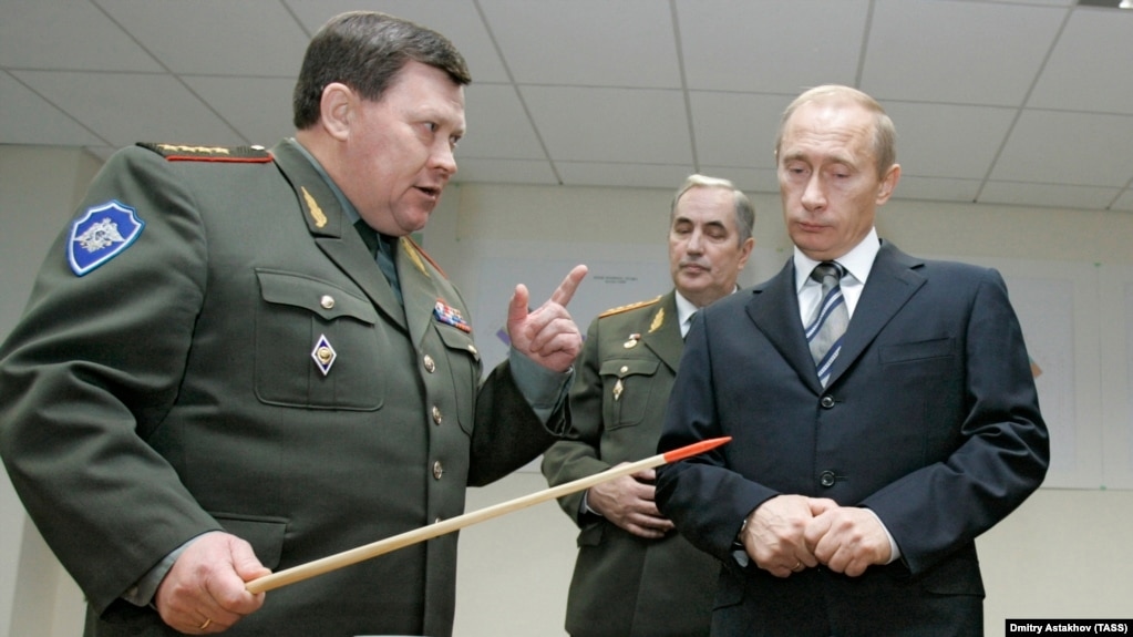 Николай Аброськин и Владимир Путин, 2006 год