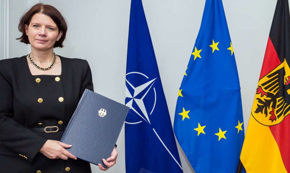 Глава немецкой контрразведки Мартина Розенберг. Фото: bundeswehr-journal 